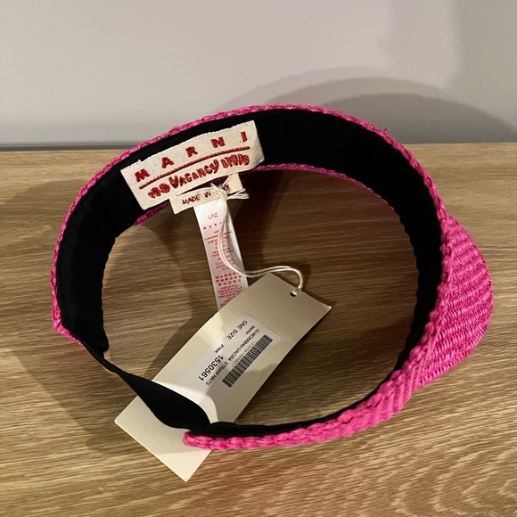 Pink Marni Visor Hat - Picture 5 of 6